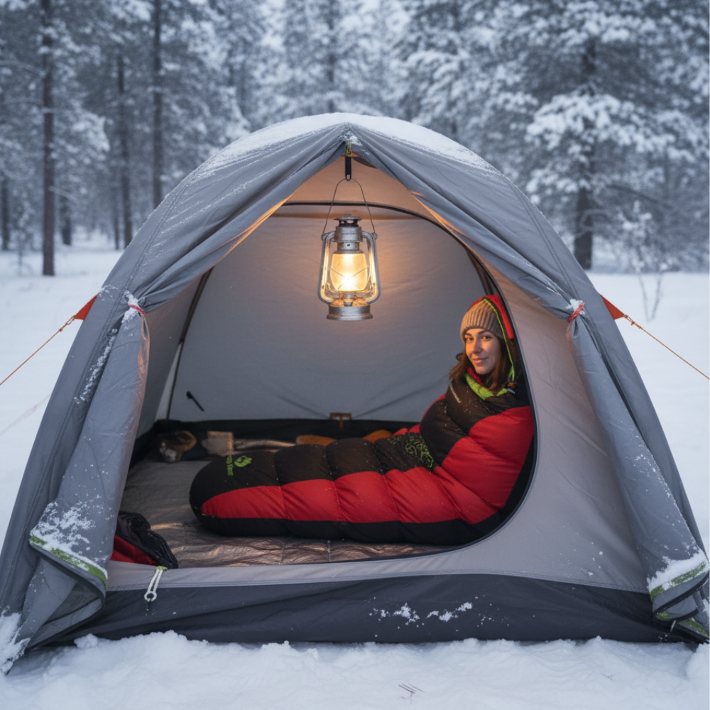 Sac de couchage grand froid -5°C isolé | Montelac