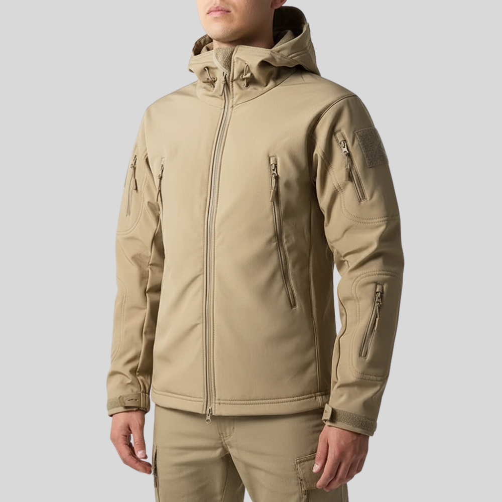 Veste softshell homme coupe-vent doublée polaire respirante | Montelac