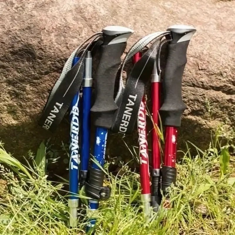 Bâton de randonnée pliable léger en aluminium - Montelac