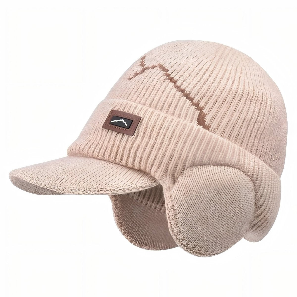 Bonnet d’hiver tricoté avec cache - oreilles et visière | Montelac - Montelac
