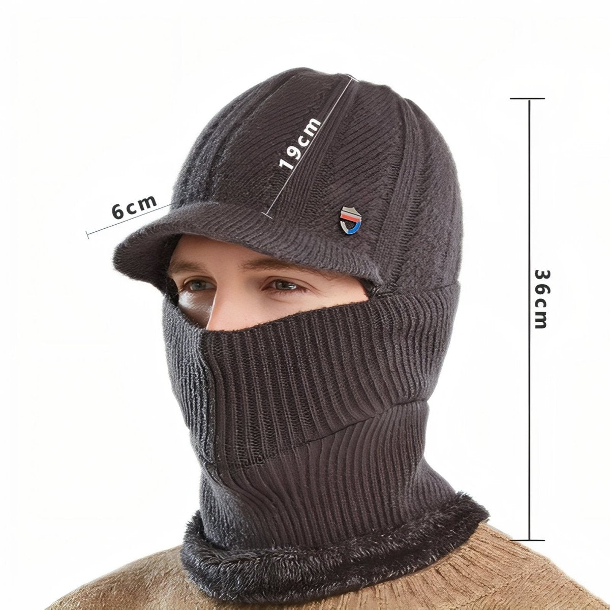 Cagoule d’hiver thermique avec visière intégrée | Montelac - Montelac