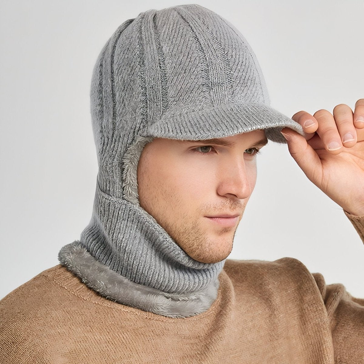 Cagoule d’hiver thermique avec visière intégrée | Montelac - Montelac