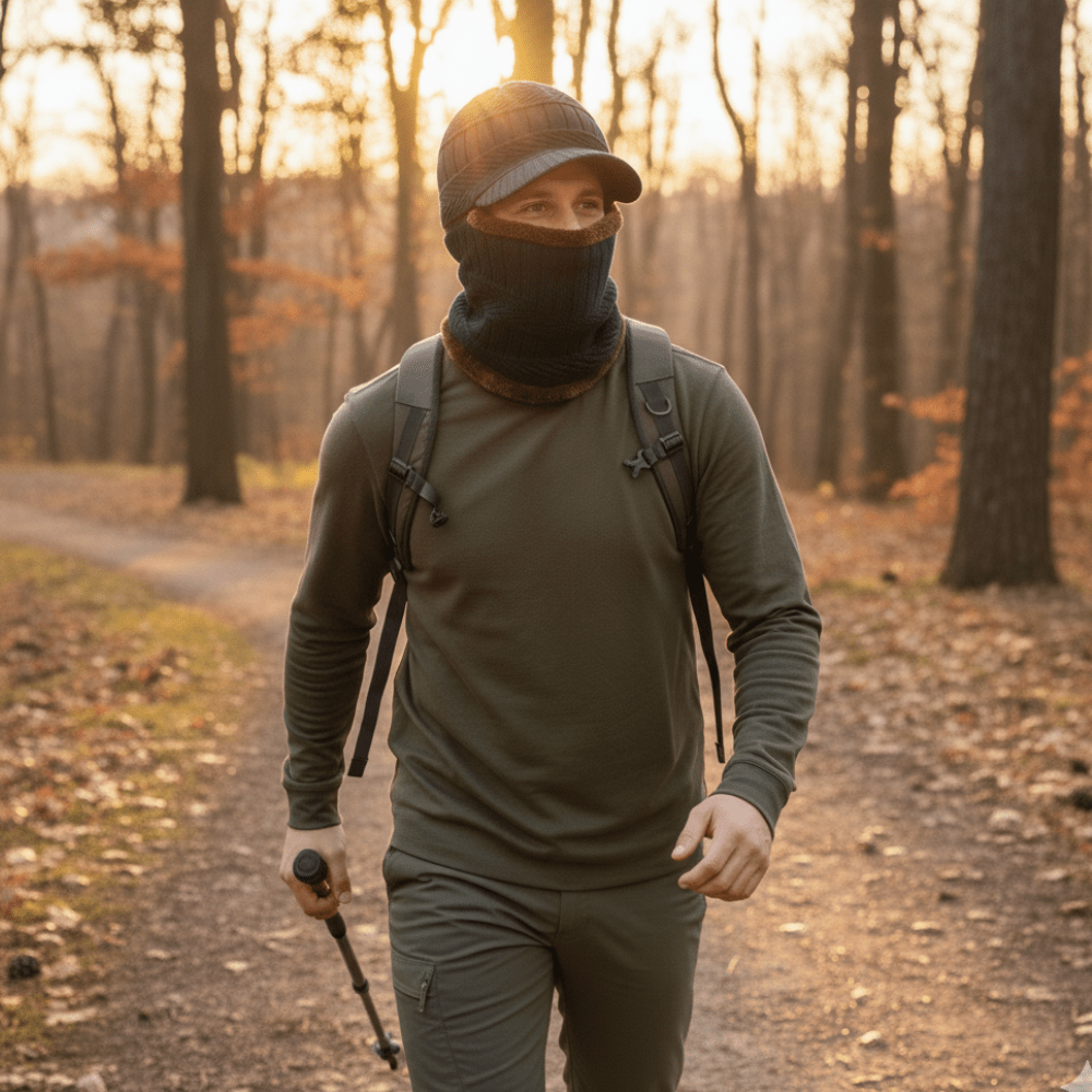 Cagoule d’hiver thermique avec visière intégrée | Montelac - Montelac
