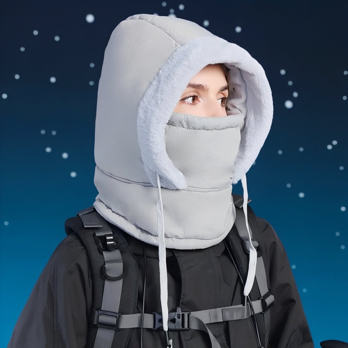 Cagoule d’hiver thermique résistante à l’eau avec ajustement réglable | Montelac - Montelac