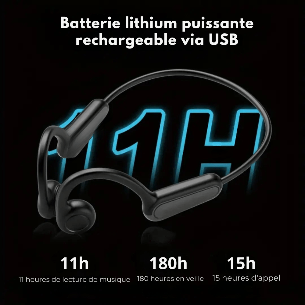 Casque à conduction osseuse étanche et flexible | Montelac - Montelac