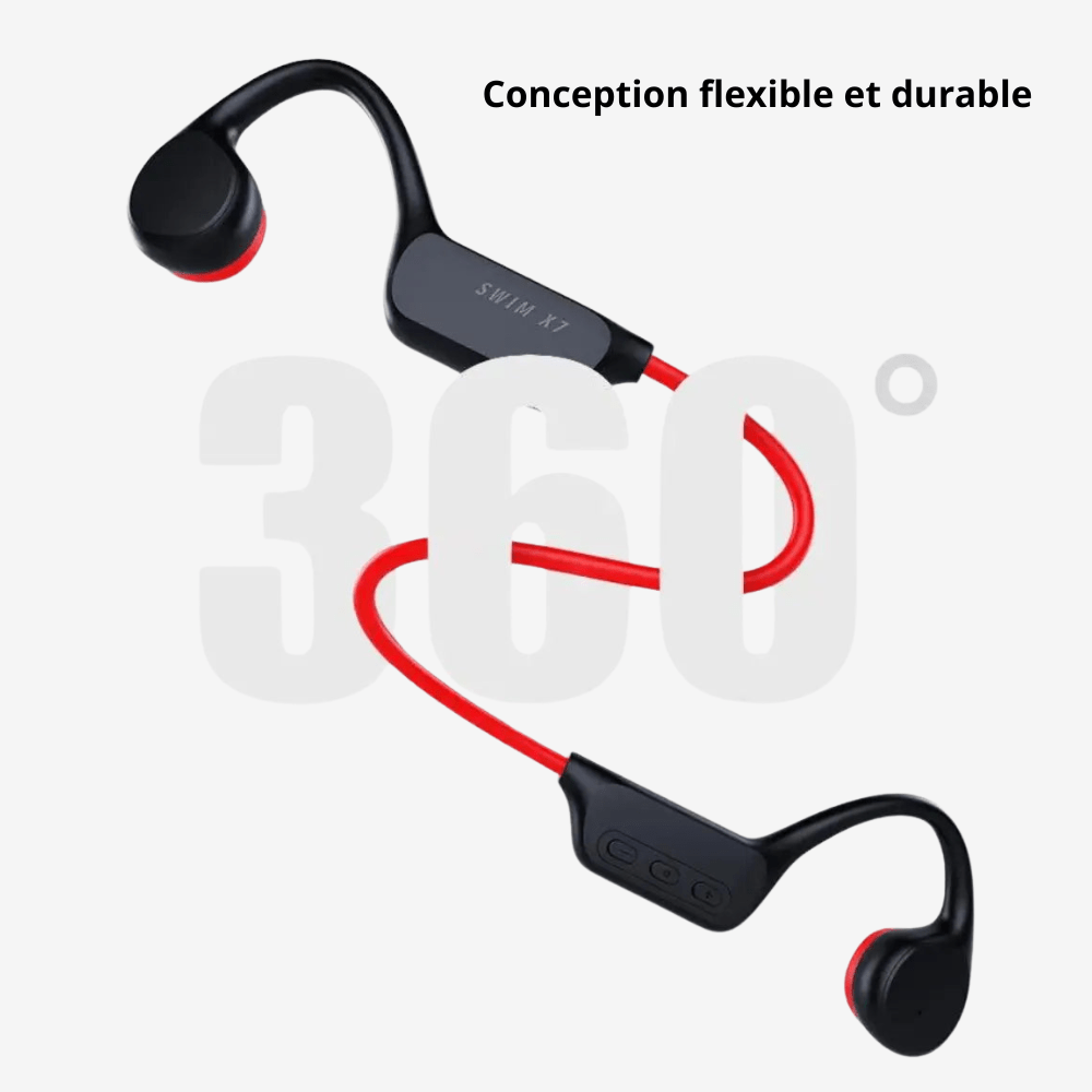 Casque à conduction osseuse étanche et flexible | Montelac - Montelac