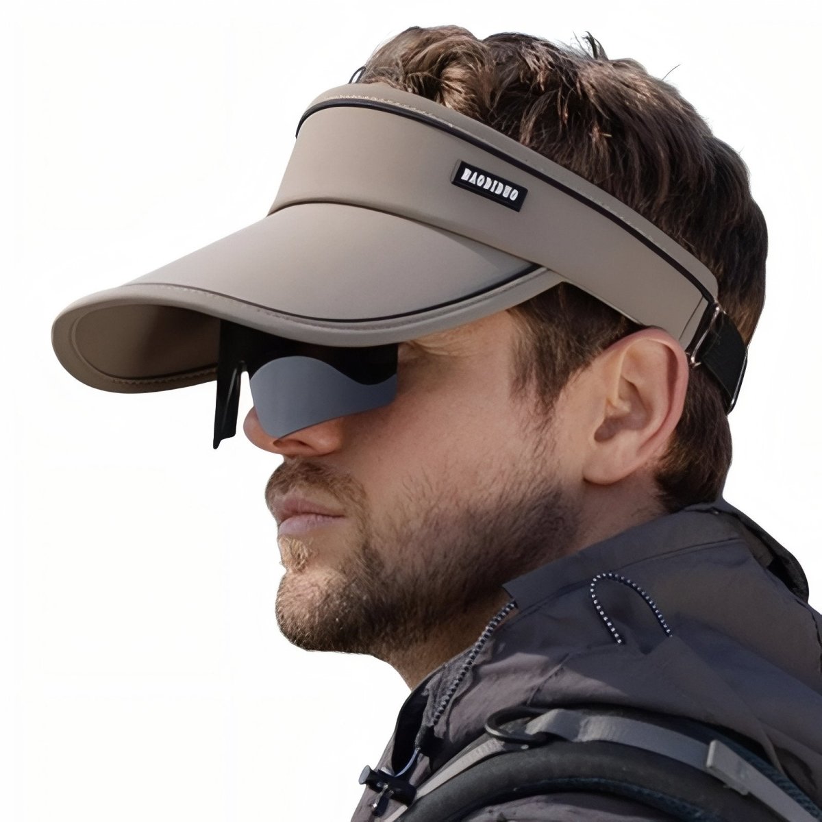 Casquette de randonnée avec visière et lunettes intégrées - Montelac