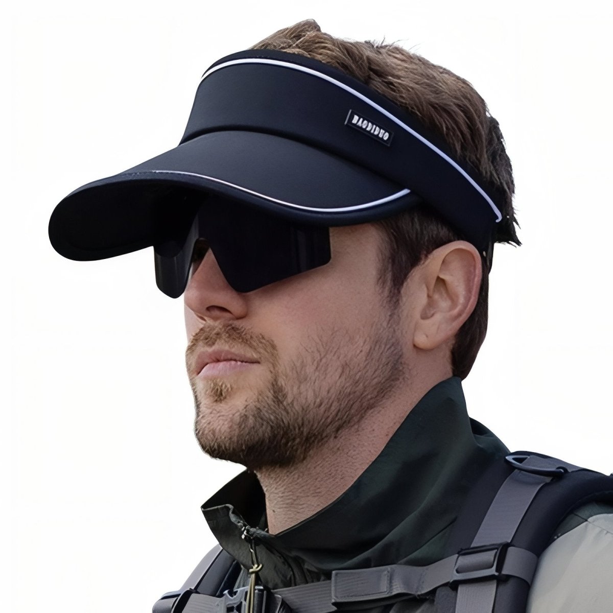 Casquette de randonnée avec visière et lunettes intégrées - Montelac