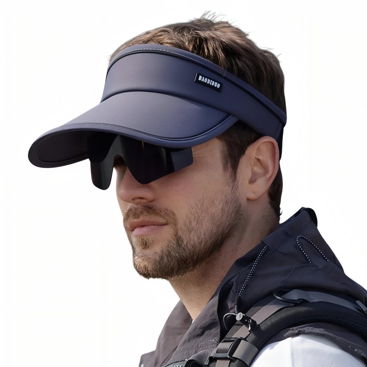 Casquette de randonnée avec visière et lunettes intégrées - Montelac