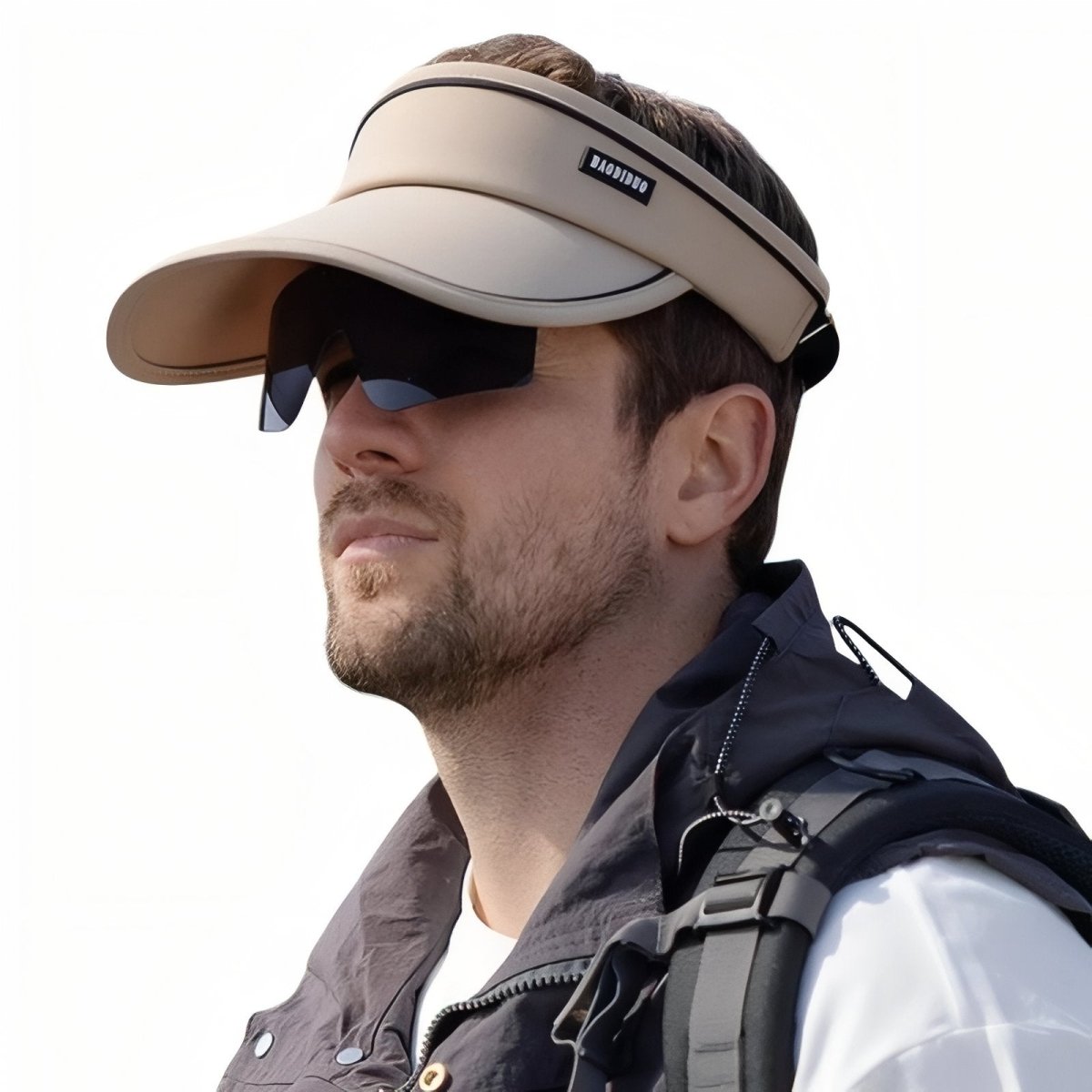 Casquette de randonnée avec visière et lunettes intégrées - Montelac