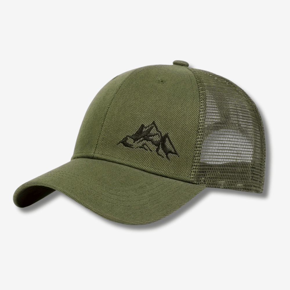 Casquette trucker légère respirante à visière courbée | Montelac - Montelac