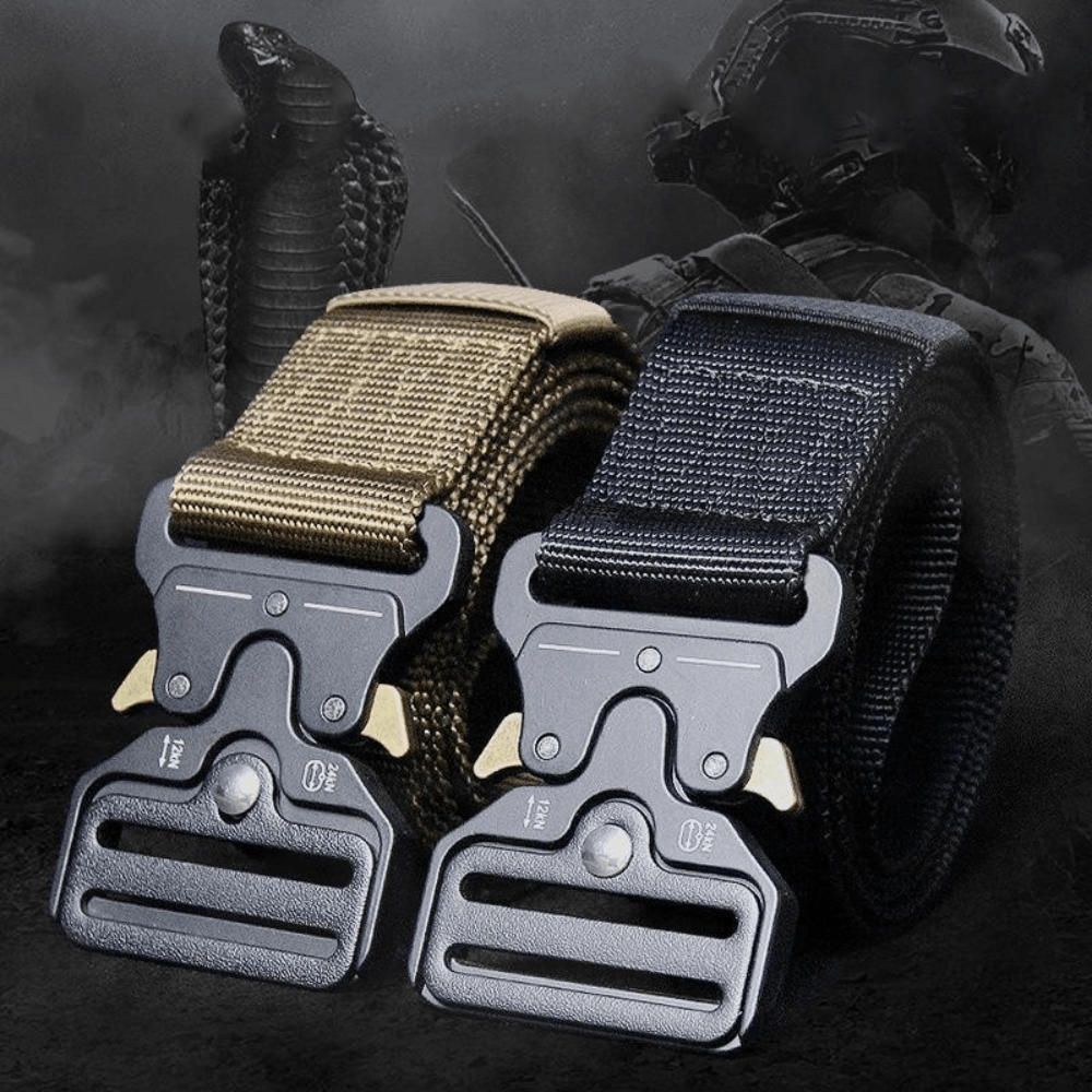 Ceinture tactique réglable à attache rapide en polyester | Montelac - Montelac