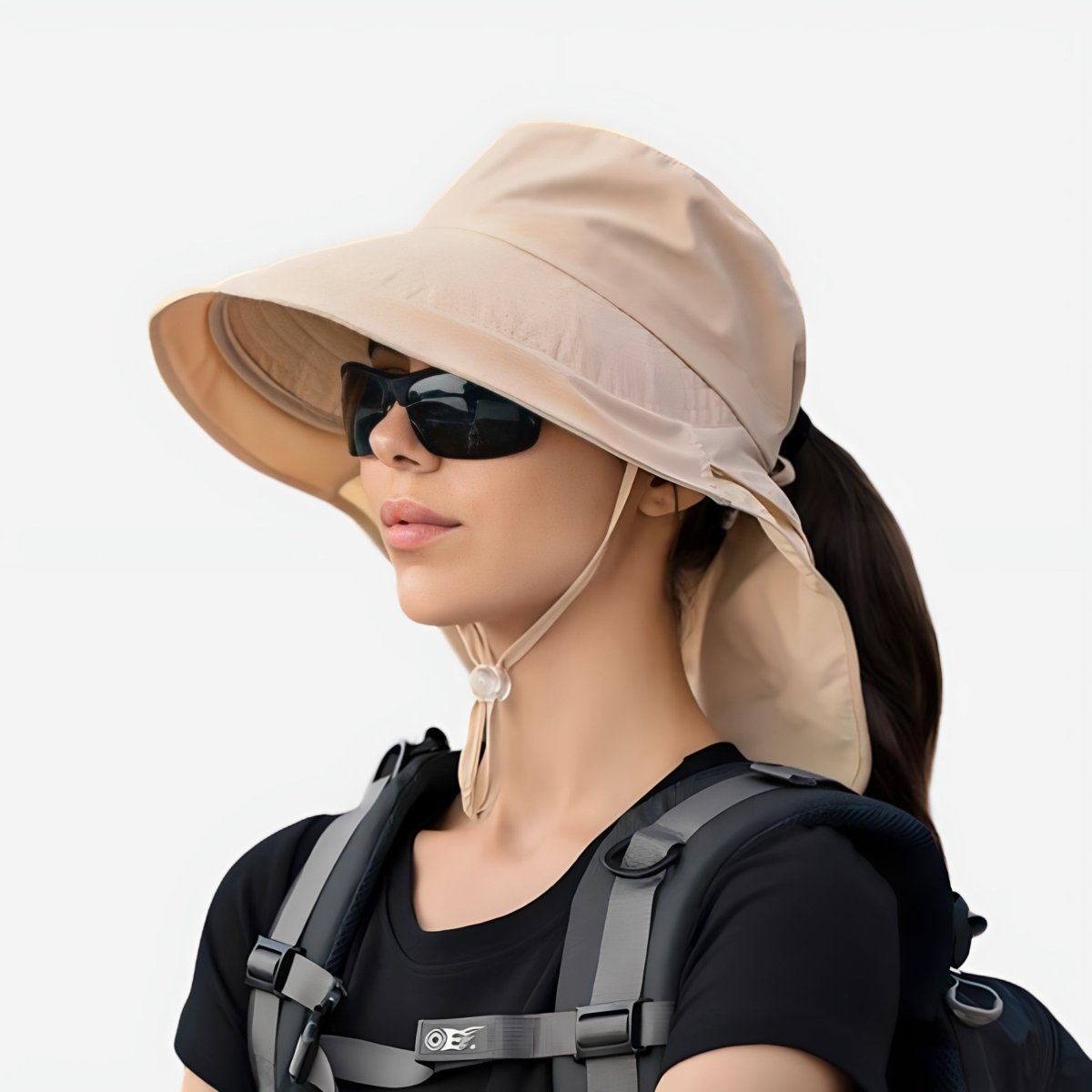 Chapeau anti - UV respirant et ajustable pour femme | Montelac - Montelac