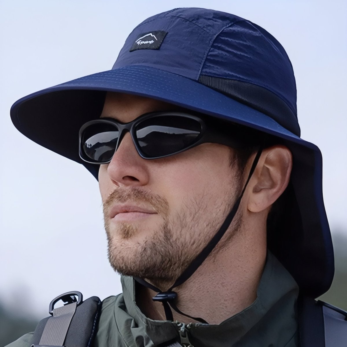 Chapeau de randonnée léger avec protection nuque | Montelac - Montelac