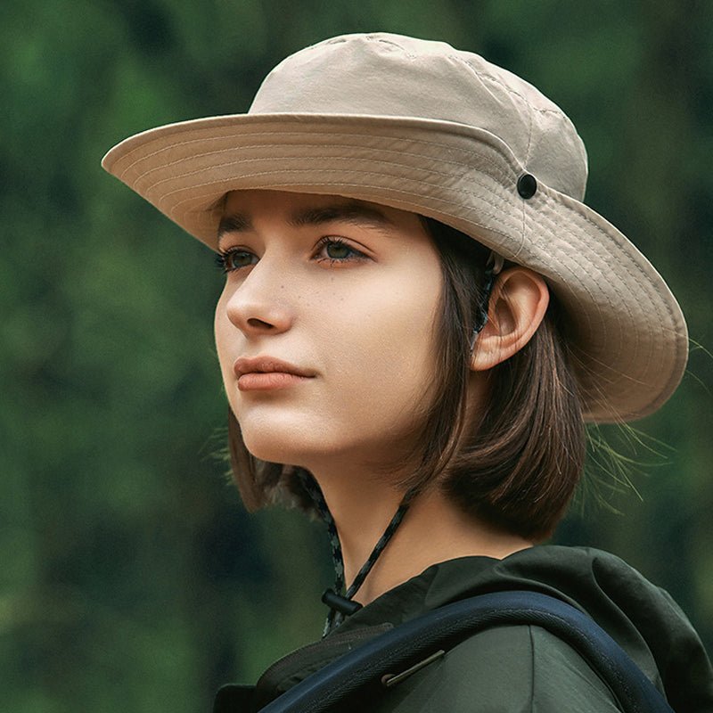 Chapeau de randonnée respirant avec protection UV femme | Montelac - Montelac