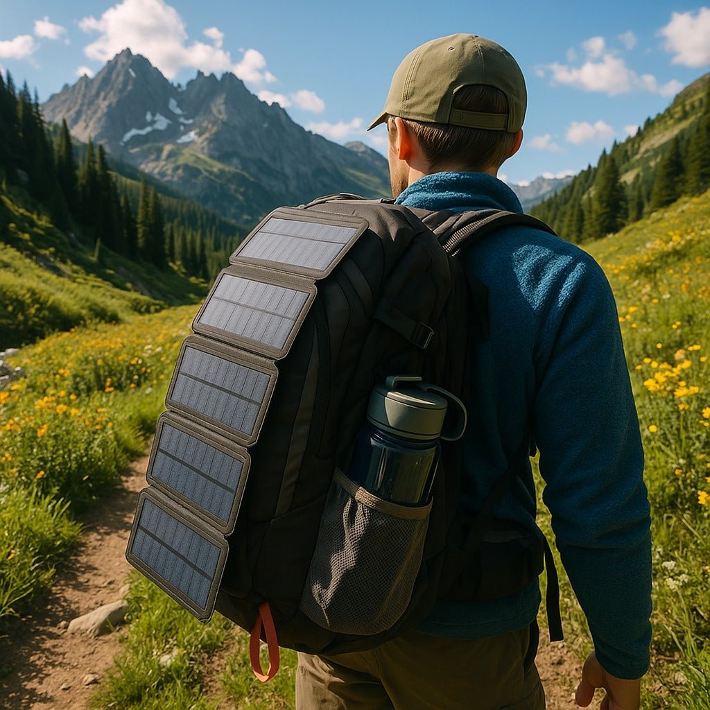 Chargeur solaire portable léger pour activités extérieures - Montelac