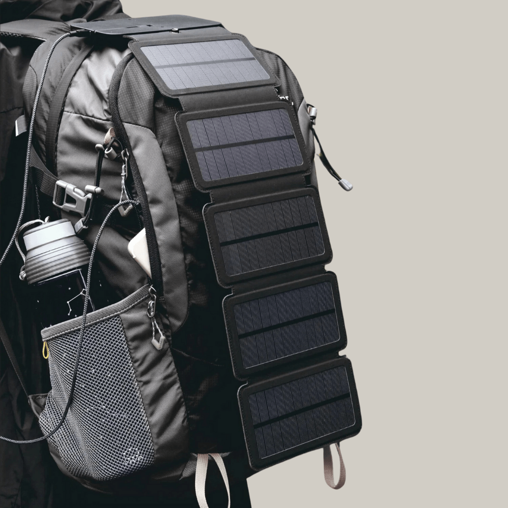 Chargeur solaire portable léger pour activités extérieures - Montelac