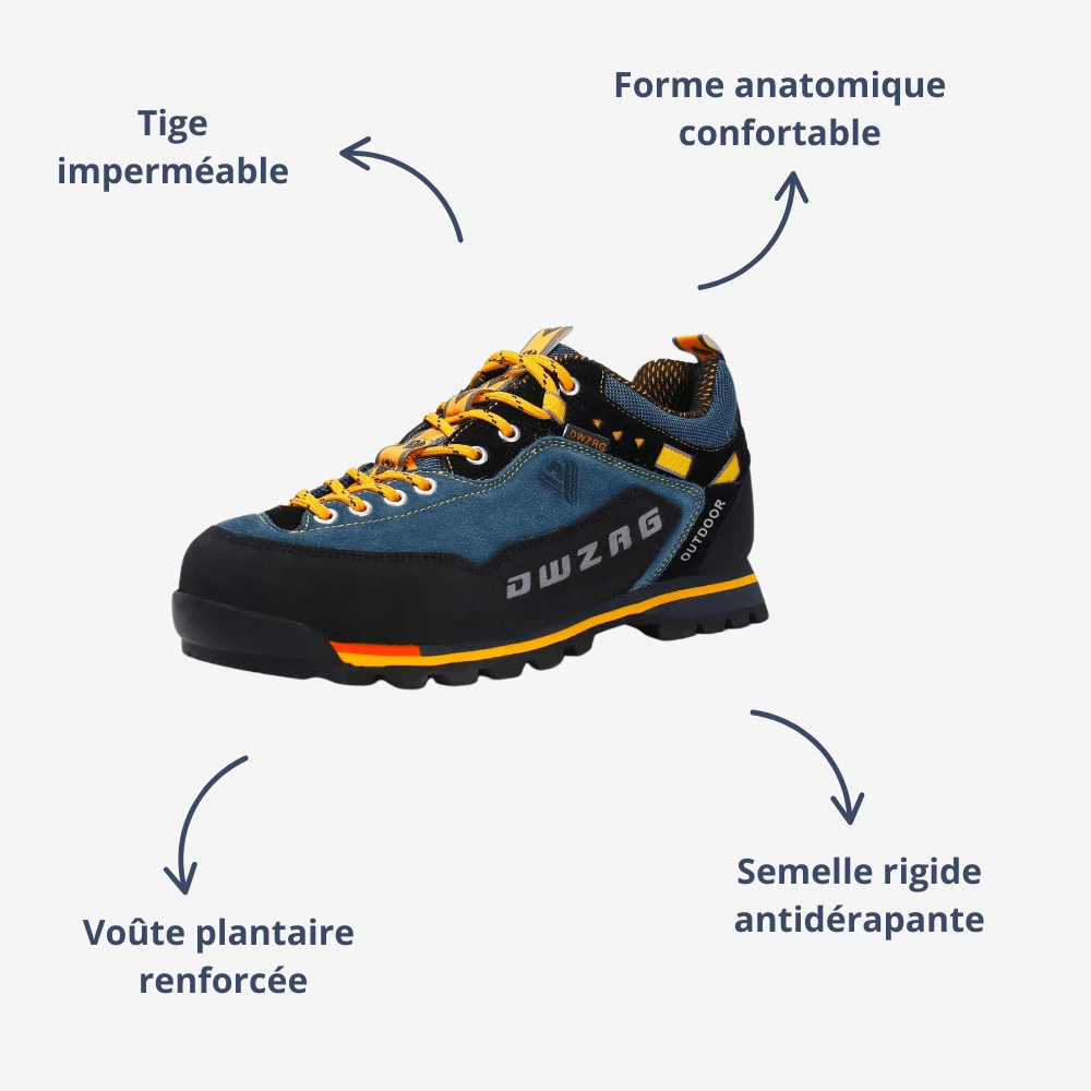 Chaussures de marche basses imperméables et robustes pour homme - Montelac