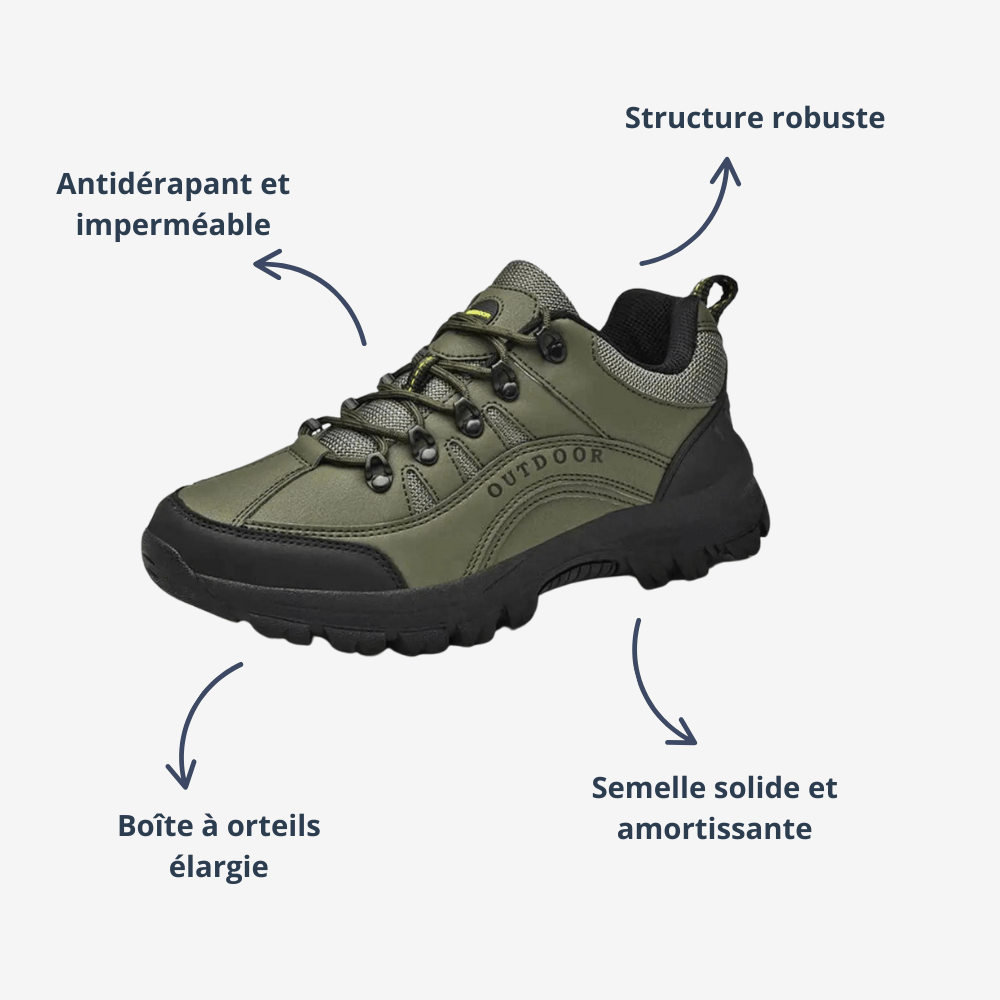 Chaussures de marche imperméables et robustes pour randonnée - Montelac