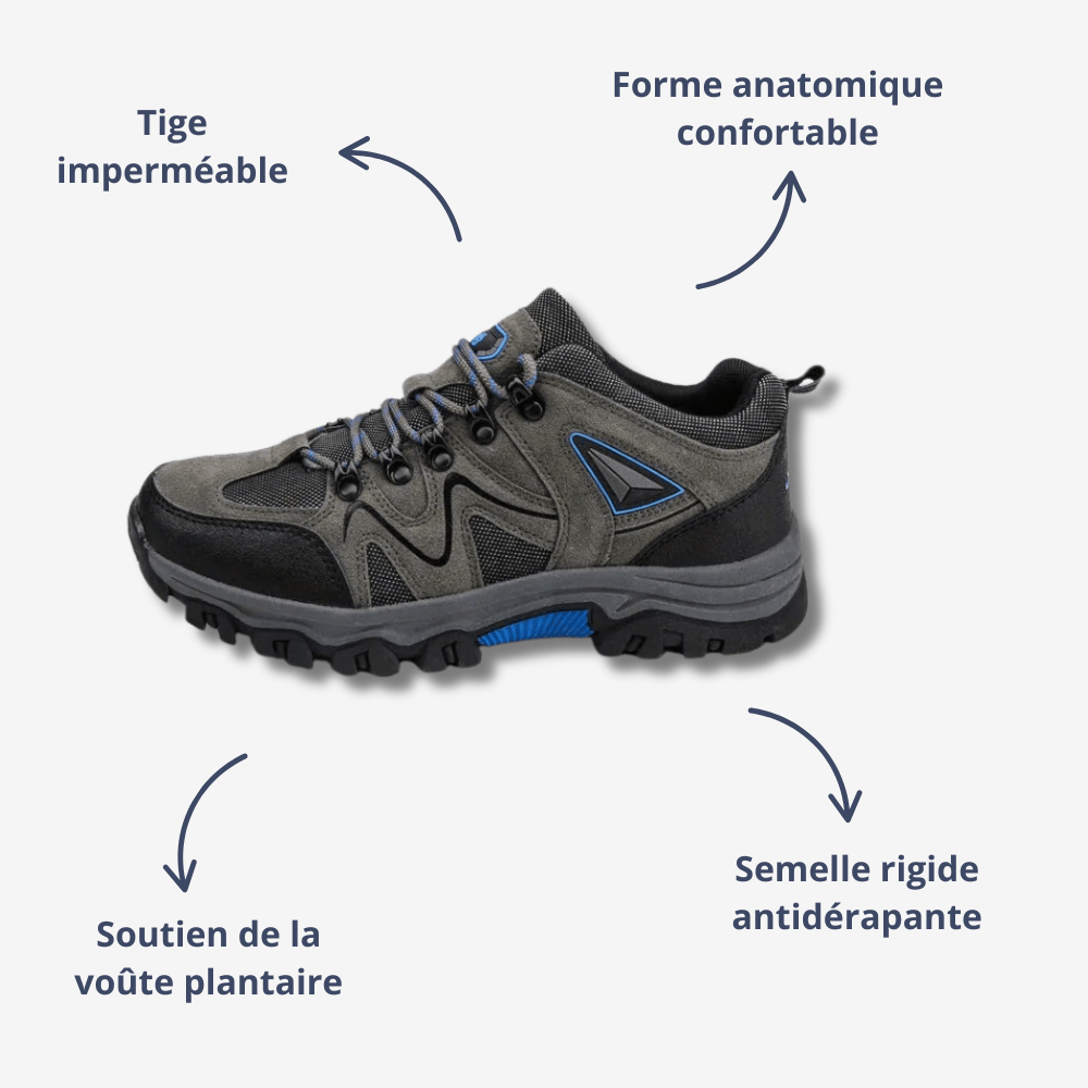 Chaussures de marche robustes et imperméables pour homme - Montelac