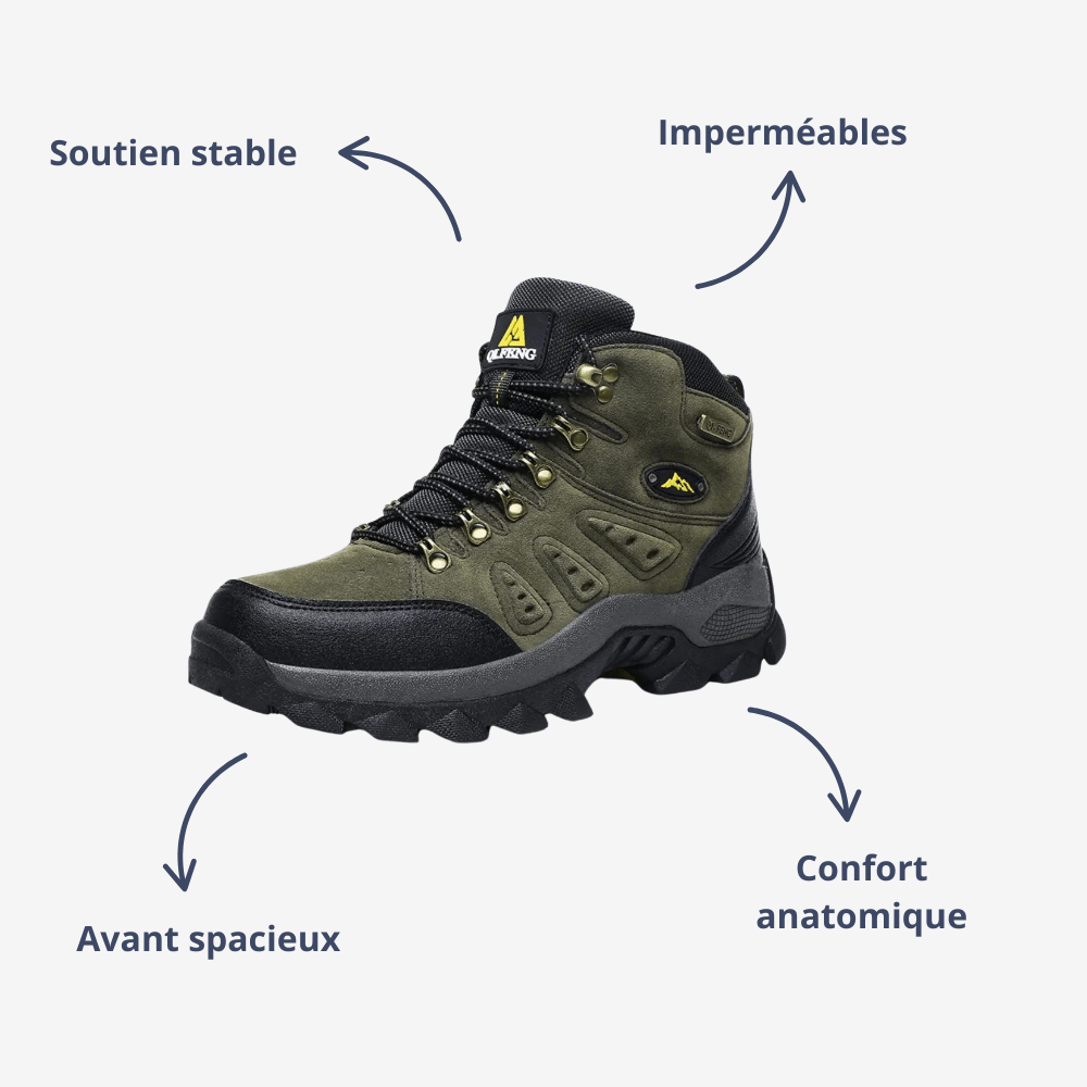 Chaussures de marche robustes et imperméables pour tous les terrains - Montelac