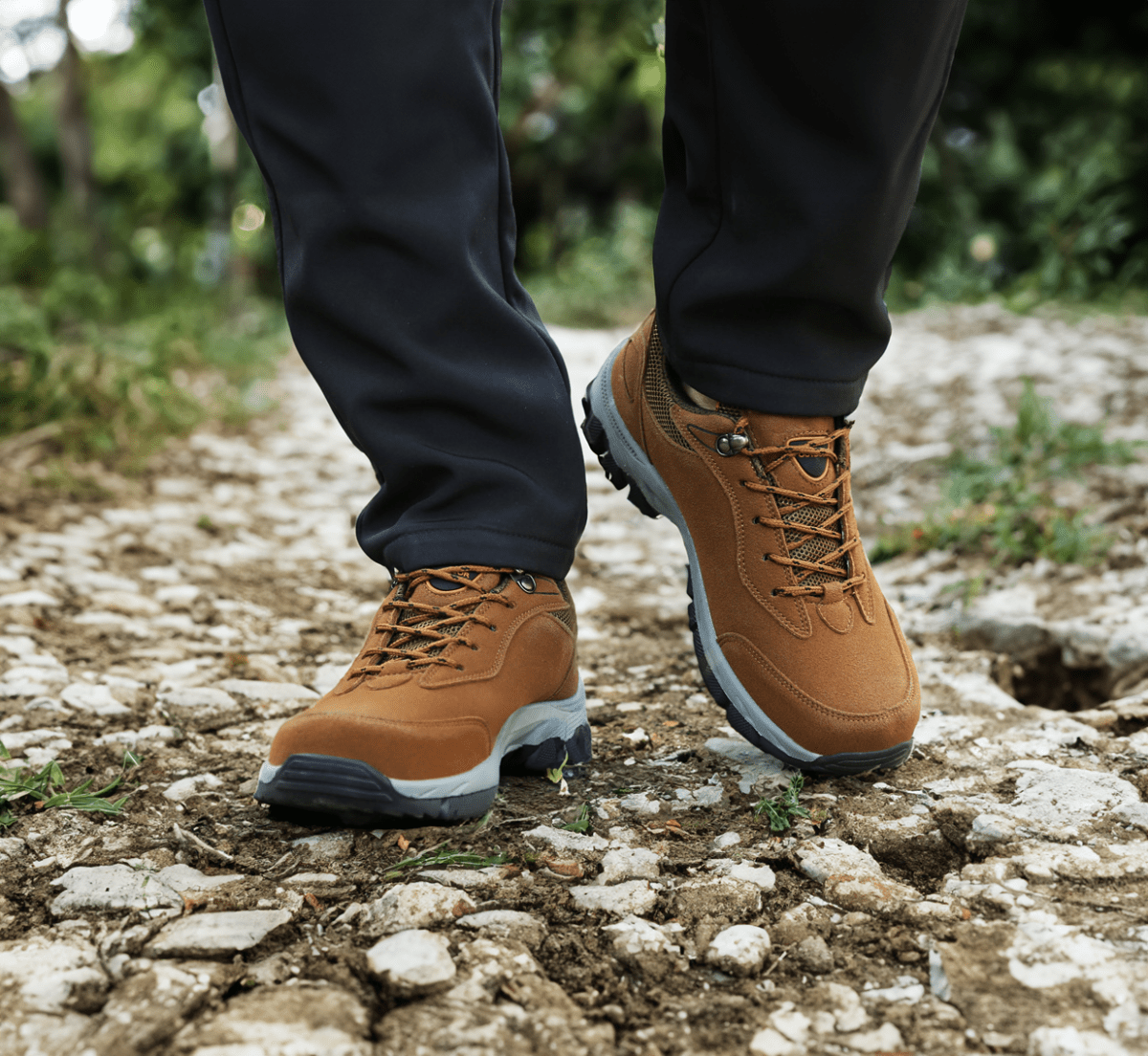 Chaussures de randonnée imperméables en cuir souple homme | Montelac - Montelac
