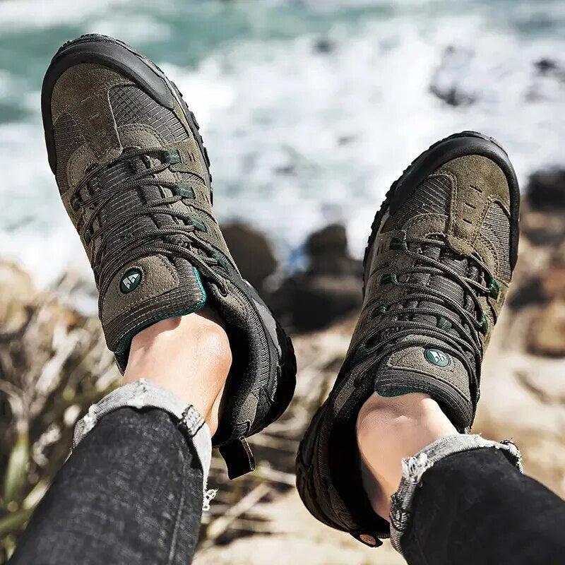 Chaussures de randonnée robustes pour homme - Montagne et trekking - Montelac