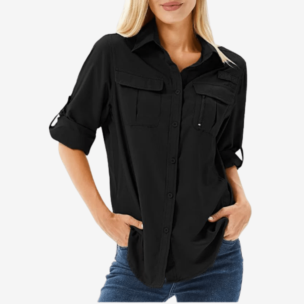 Chemise de randonnée respirante à manches longues pour femme | Montelac - Montelac