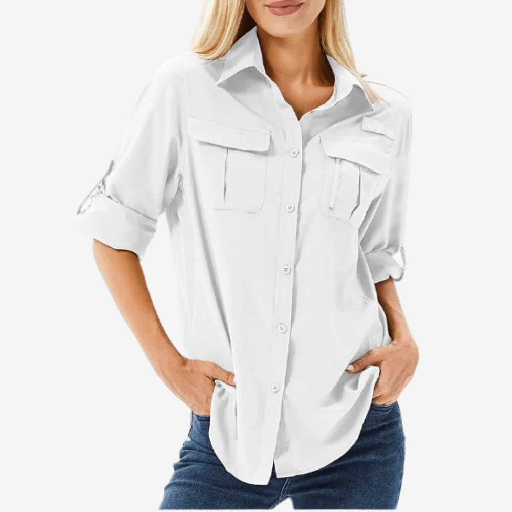 Chemise de randonnée respirante à manches longues pour femme | Montelac - Montelac