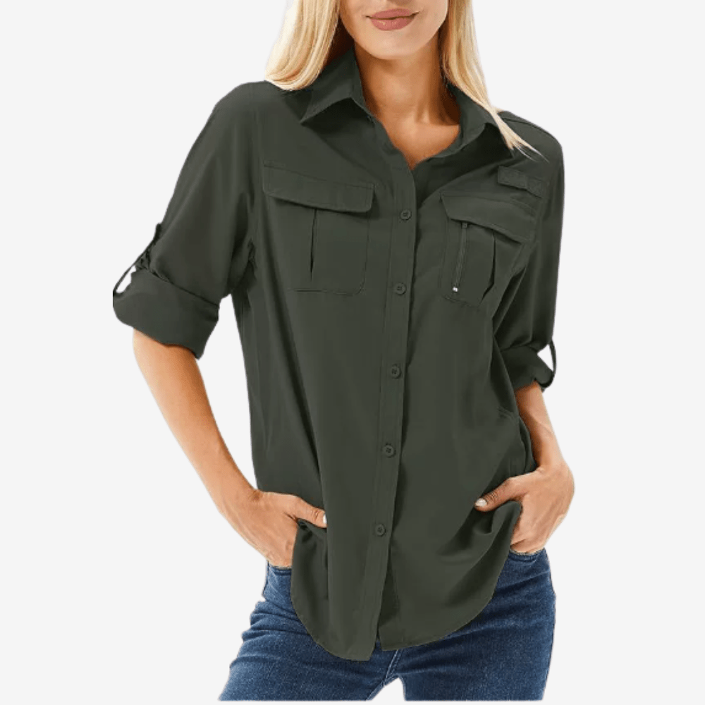Chemise de randonnée respirante à manches longues pour femme | Montelac - Montelac