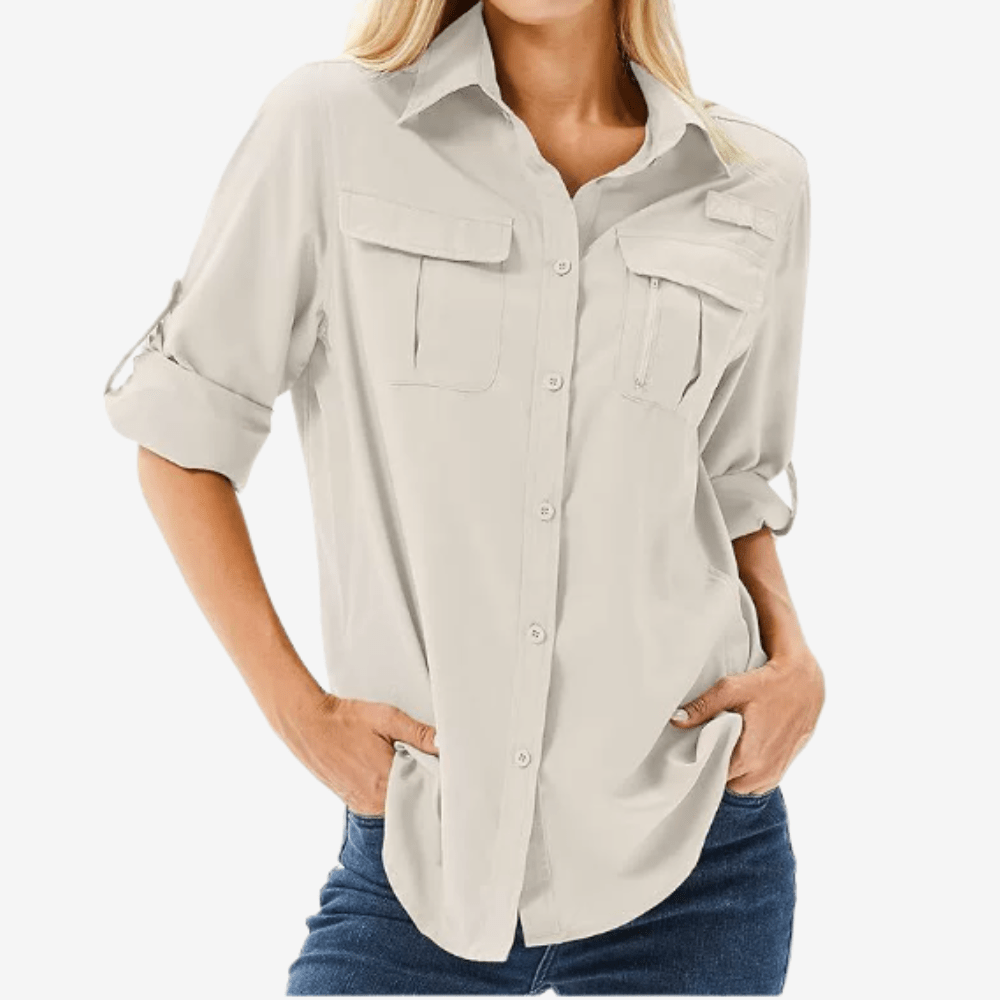 Chemise de randonnée respirante à manches longues pour femme | Montelac - Montelac