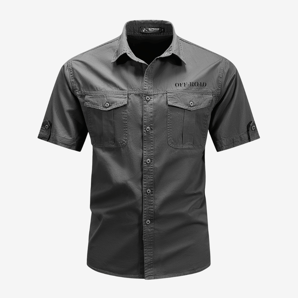 Chemise en coton respirante à poches pour homme | Montelac - Montelac