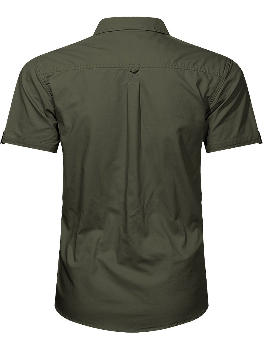 Chemise en coton respirante à poches pour homme | Montelac - Montelac