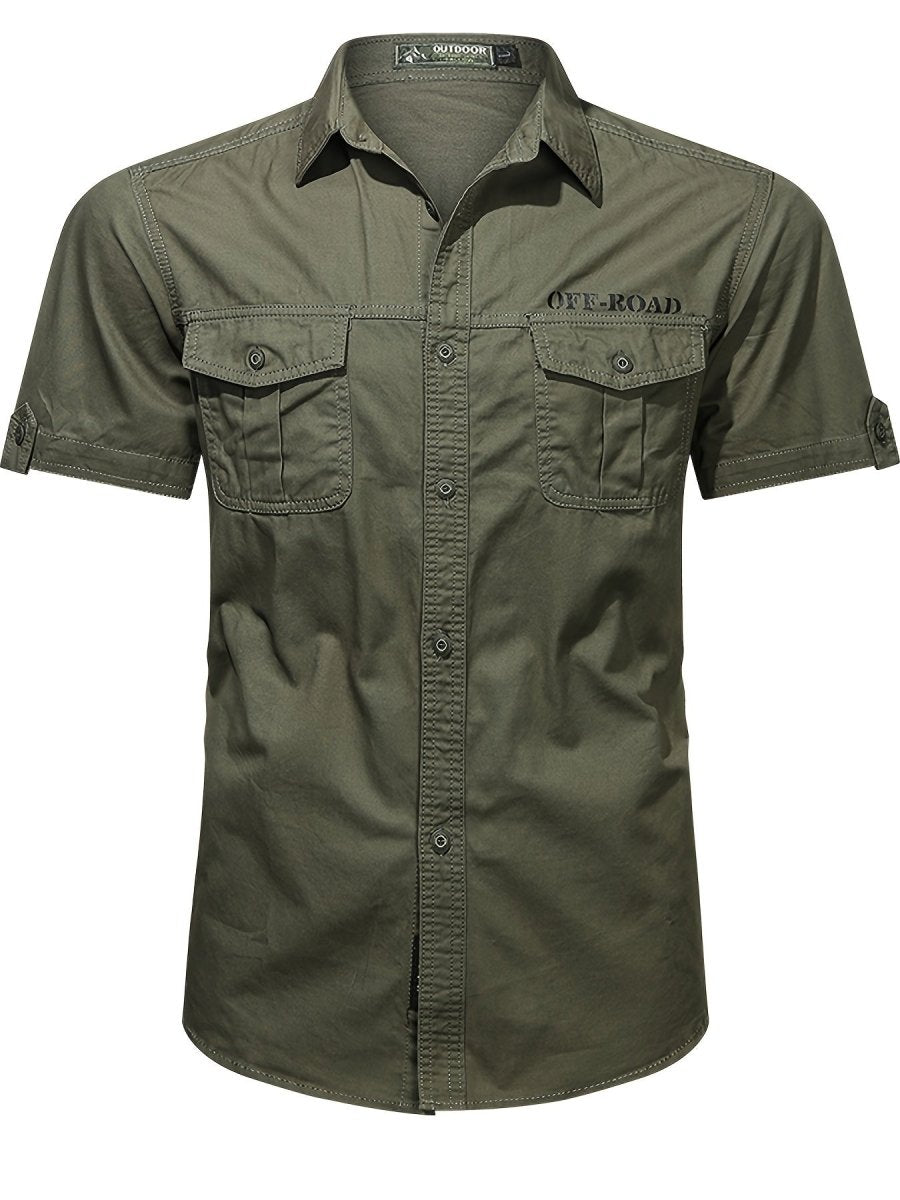 Chemise en coton respirante à poches pour homme | Montelac - Montelac