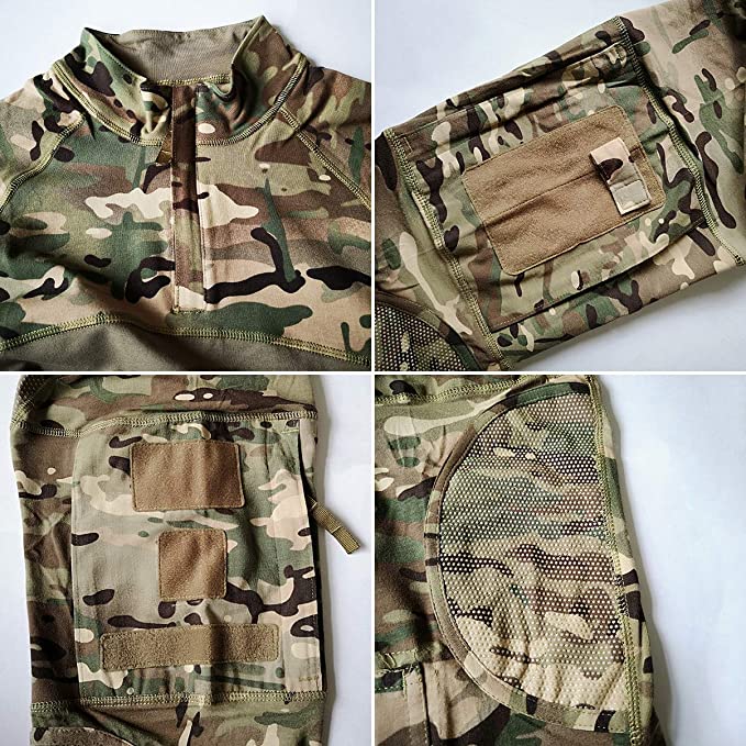 Chemise tactique respirante à manches longues et zippée | Montelac - Montelac