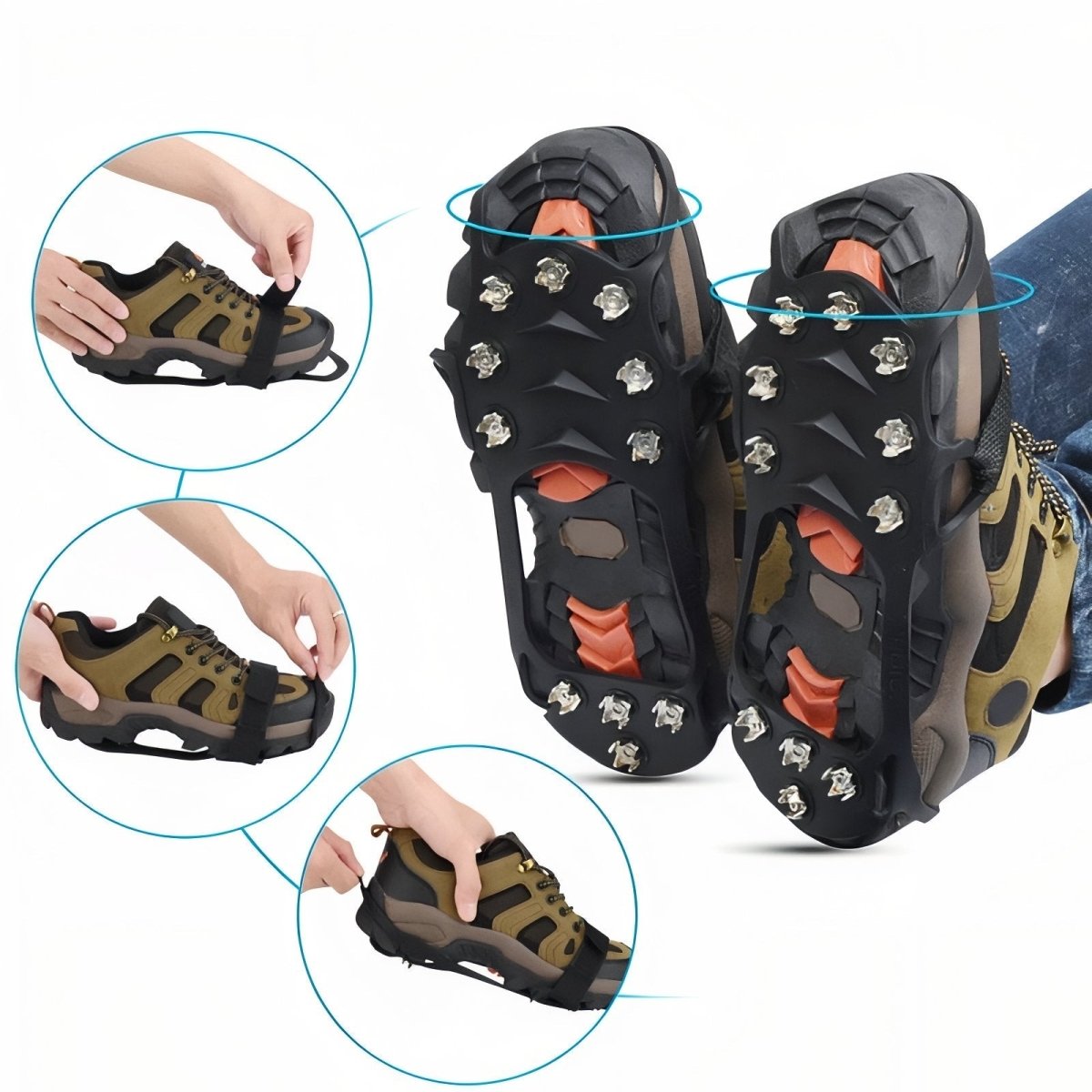 Crampons de randonnée antidérapants 11 pointes | Montelac - Montelac