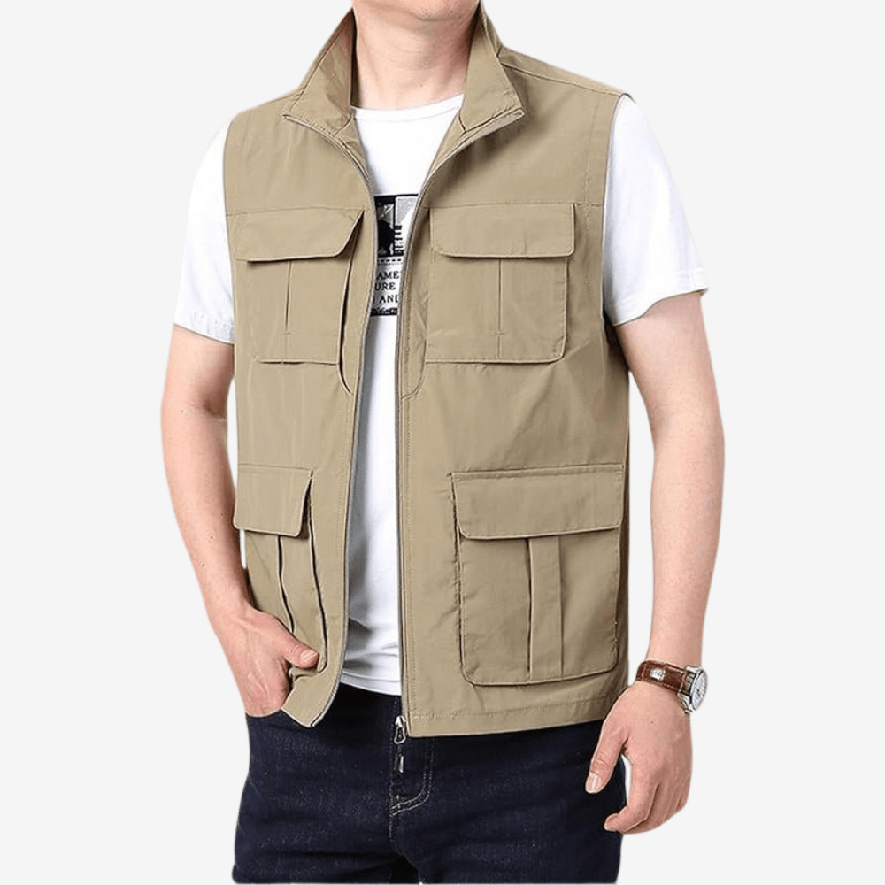 Gilet de voyage léger à séchage rapide et poches multiples | Montelac - Montelac