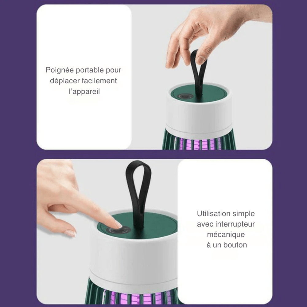 Lampe anti - moustiques portable et silencieuse | Montelac - Montelac