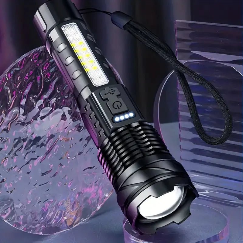 Lampe de poche LED puissante et multifonction - 5000 lumens - Montelac