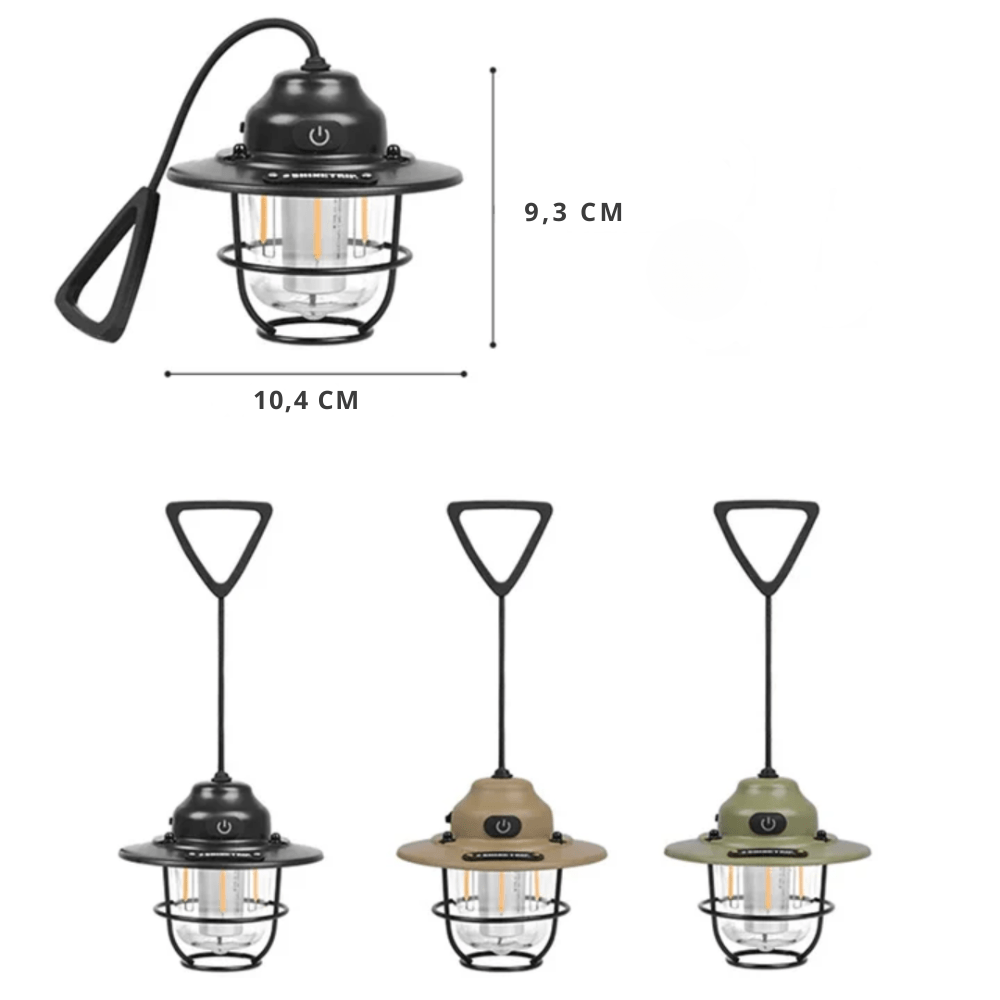 Lanterne de camping rechargeable - Polyvalente et durable - Montelac