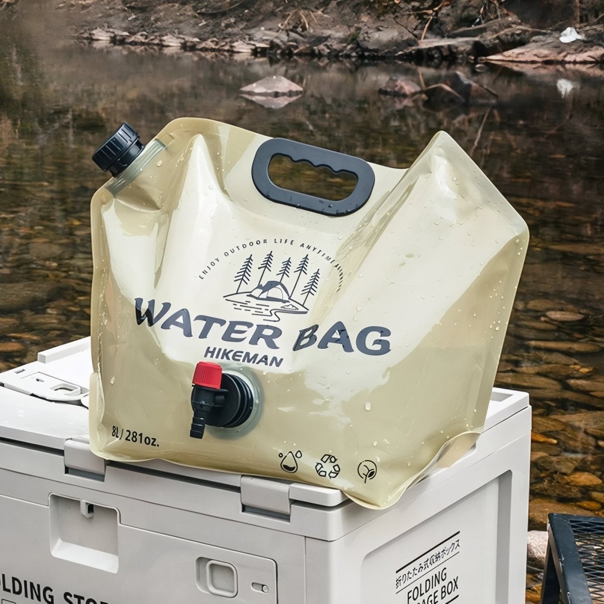 Poche à eau 8 L pliable et résistante | Montelac - Montelac
