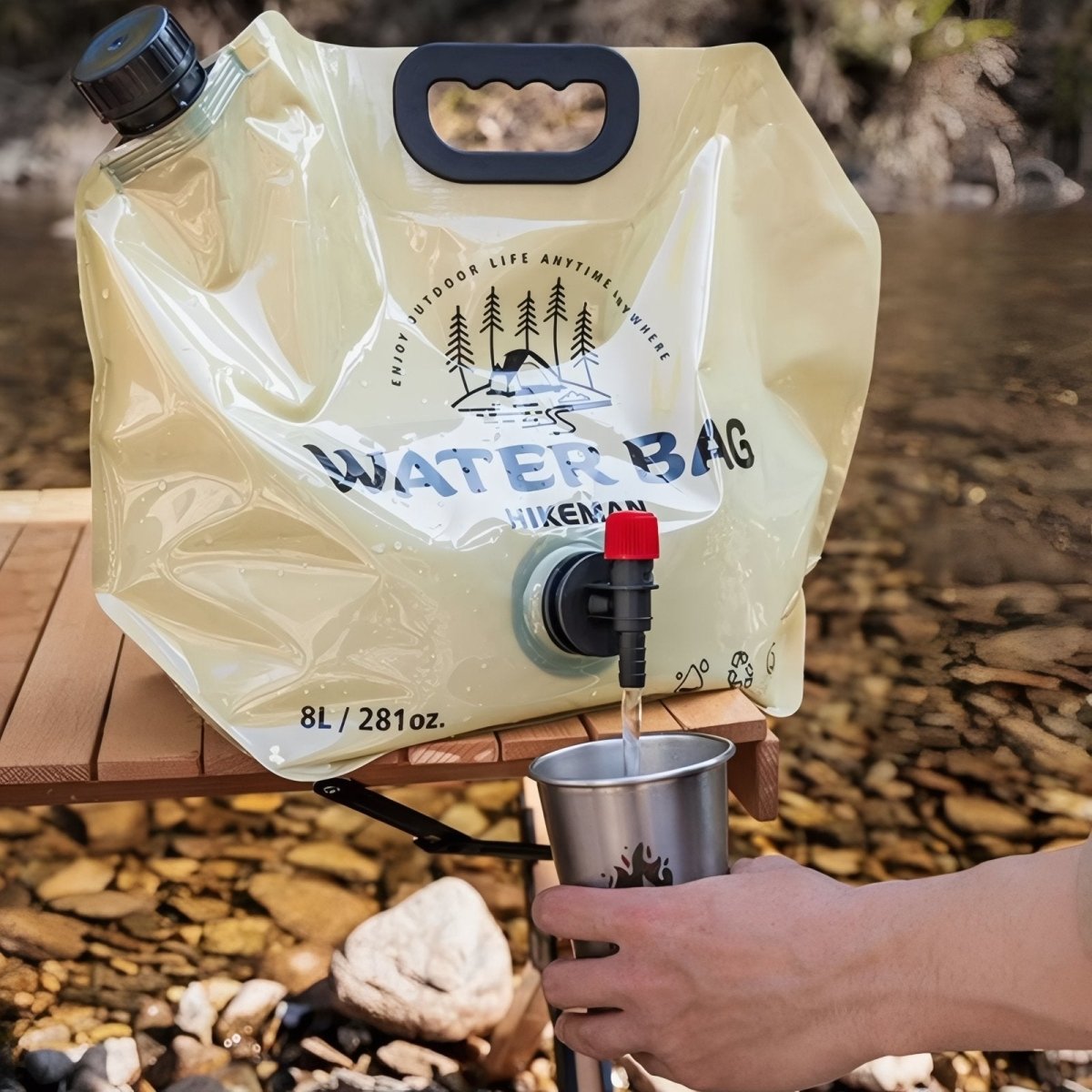 Poche à eau 8 L pliable et résistante | Montelac - Montelac