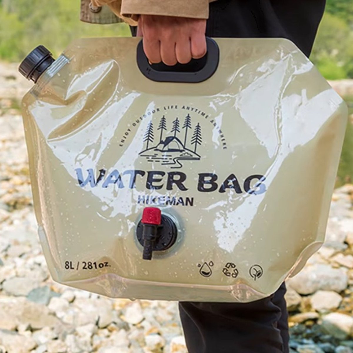 Poche à eau 8 L pliable et résistante | Montelac - Montelac