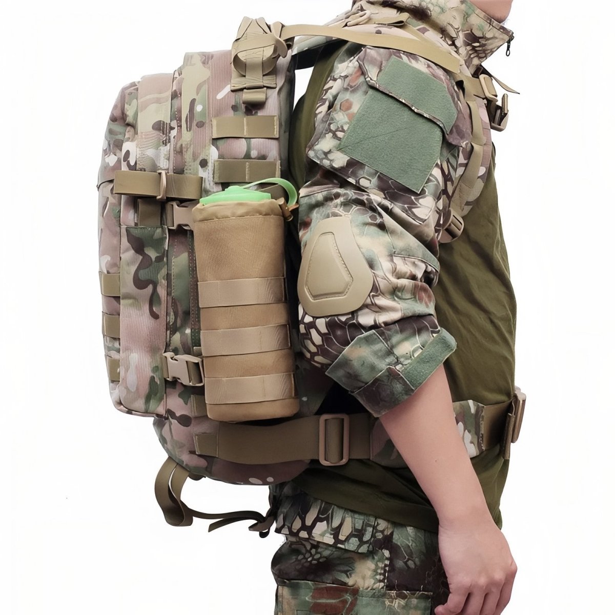 Porte - gourde robuste avec fixation sac à dos MOLLE | Montelac - Montelac