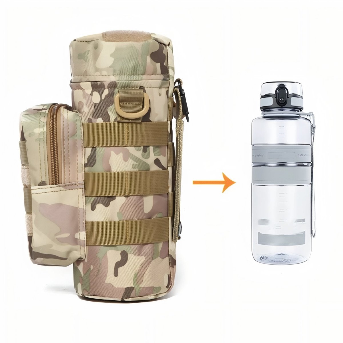 Porte - gourde tactique résistant avec fixation MOLLE | Montelac - Montelac