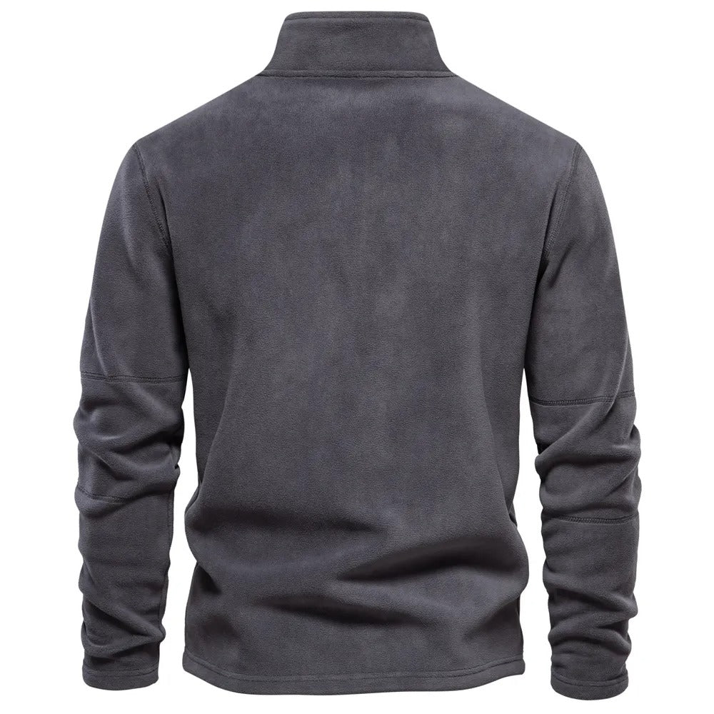 Pull polaire demi - zip léger pour homme | Montelac - Montelac