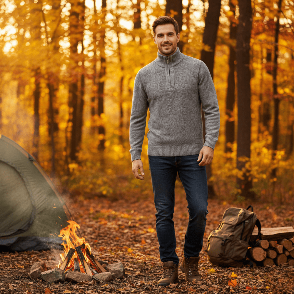 Pull polaire thermique chaud et respirant pour homme | Montelac - Montelac