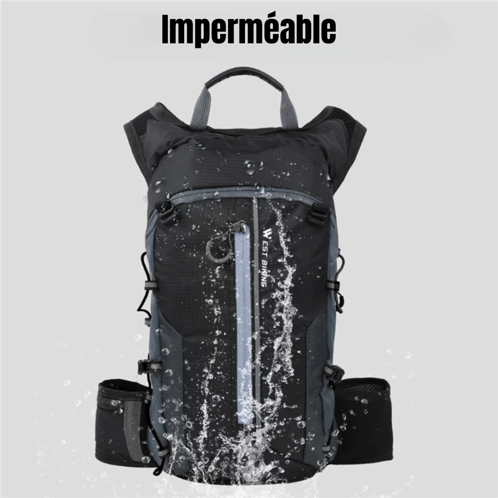 Sac à dos vélo léger avec compartiment pour système d’hydratation | Montelac - Montelac