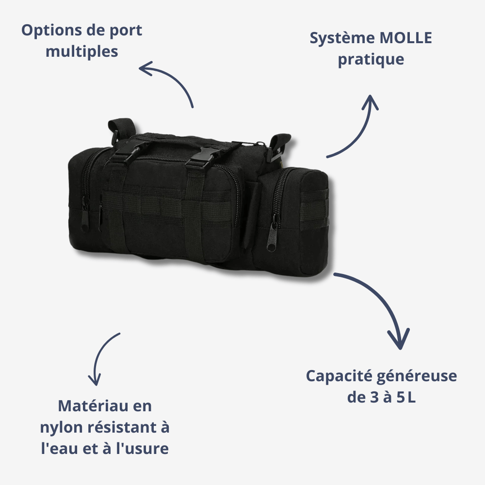 Sac banane de randonnée résistant et polyvalent | Montelac - Montelac