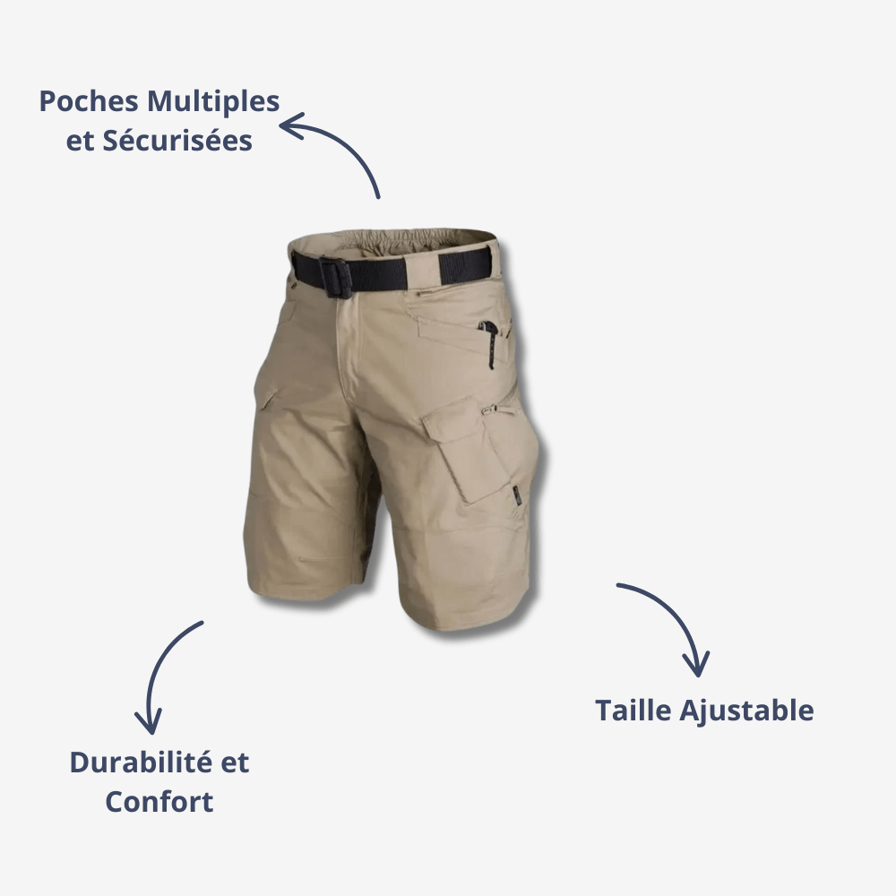 Short cargo extensible multi - poches | Montelac - Montelac